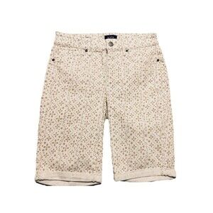 NYDJ Briella Denim Bermuda Shorts Lift Tuck Size 4